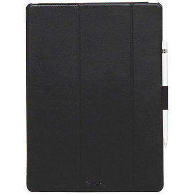 Knomo Leather Folio Cover for 9.7 iPad Pro, Black Knomo Leather Folio Cover for 9.7 iPad Pro, Black